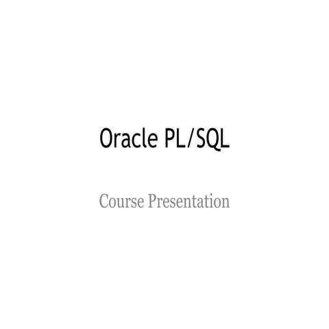 pl/sql online Training|sql online Training | iTeknowledge | PPTX