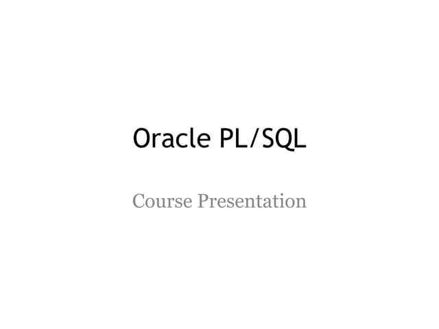 pl/sql online Training|sql online Training | iTeknowledge