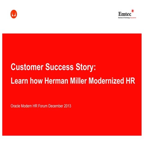 Learn How Herman Miller Modernized Their HR