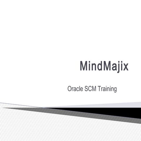 Oracle scm