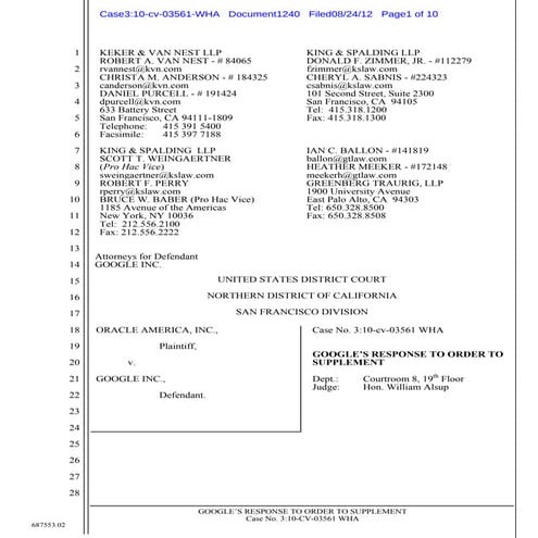 Bloggers y periodistas pagos (Juicio Google Oracle)