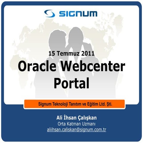 Oracle Webcenter Portal