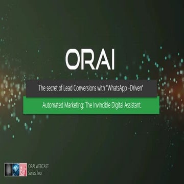 The secret of Lead Conversions with "WhatsApp -Driven