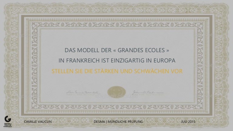 Das Modell Der Grandes Ecoles In Frankreich Ist Einzigartig In Euro