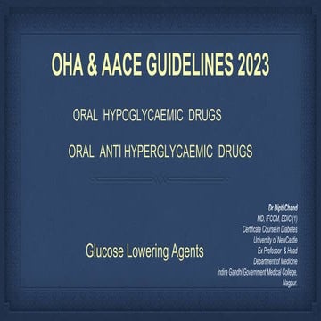 ORAL ANTIDIABETIC DRUGS & AACE GUIDELINES 2023.pptx