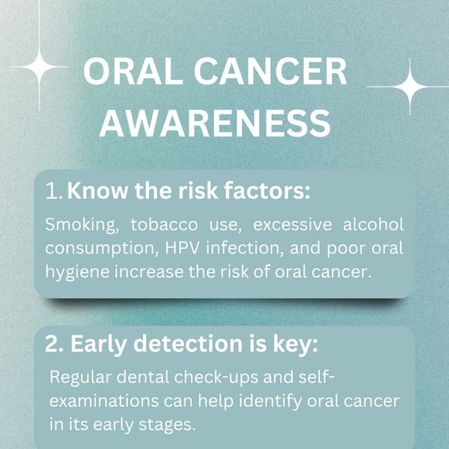 Oral Cancer Awareness.