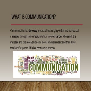 Uses of Oral Communication