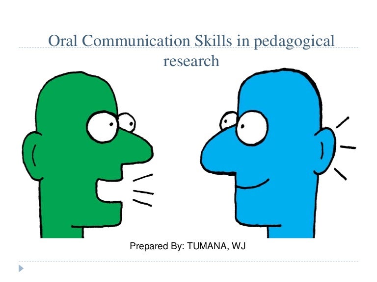 Oral communication skills in pedagogical research