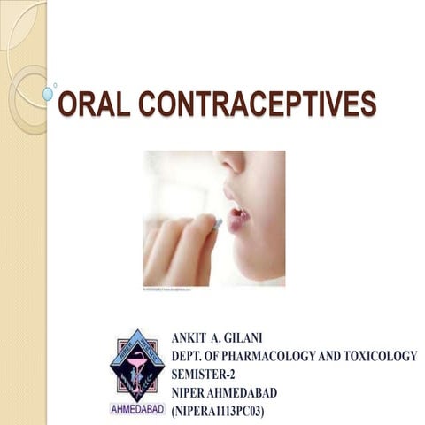 Oral contraceptives