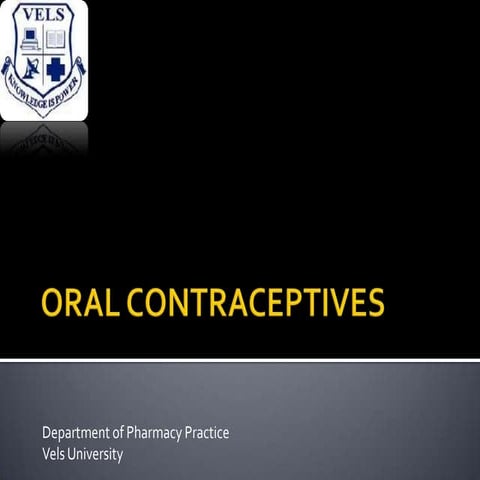 Oral contraceptives
