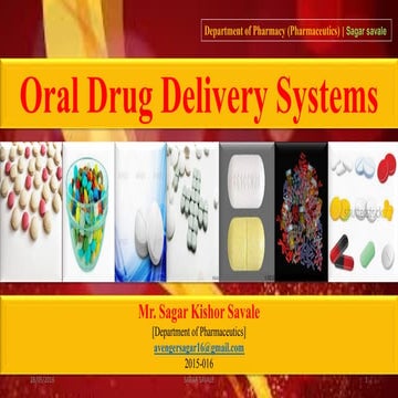 Oral drug delivery system (ODDS)