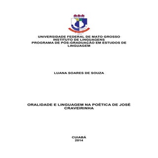 O ralidade e linguagem poetica em j...