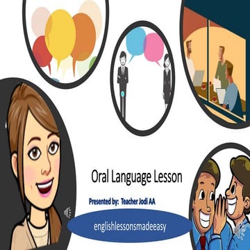 Oral language