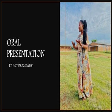 Oral presentations tips