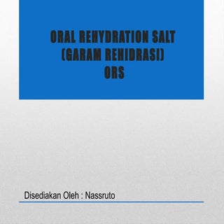ORAL REHYDRATION SALT (GARAM REHIDR...