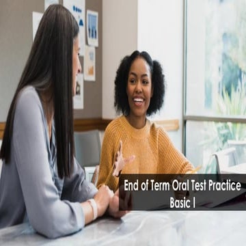 Comprehensive Basic I English Speaking Skills Practice for Oral Tests | PDF