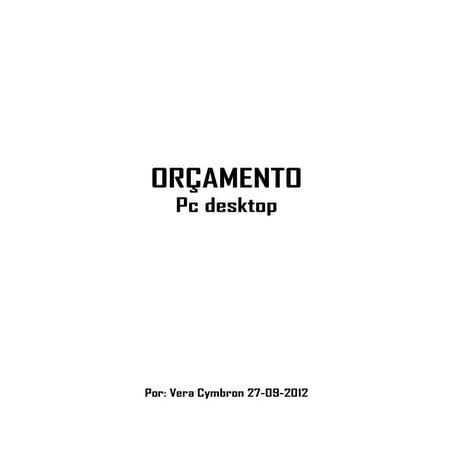Orçamento   pc - vera cymbron