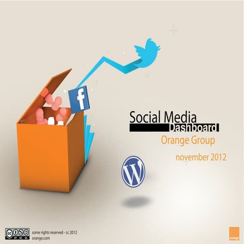 [EN] Orange - Social Media Dashboard - November 2012