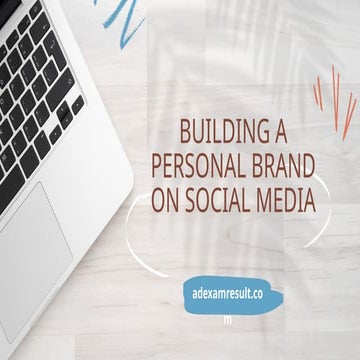 Building a Personal Brand on Social Media | PPTX