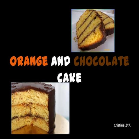 Orange and chocolate cake