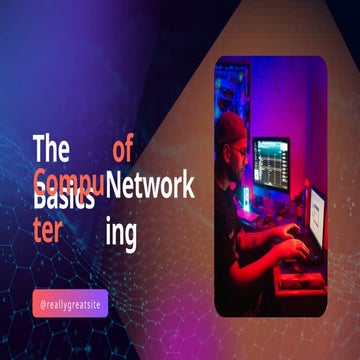 Orange and Purple Gradient Computer Networking Technology Presentation.pptx