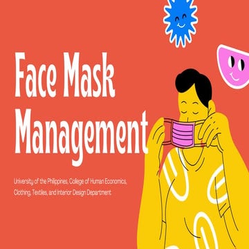 Face Mask Management | PDF