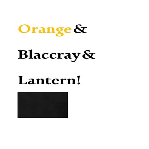 Orange & Blaccray & Lantern.Single.html.gif