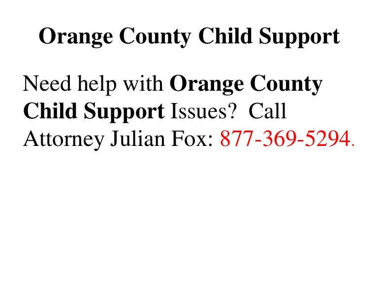 Orange County Child Support