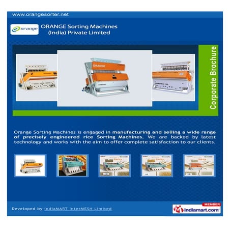 ORANGE Sorting Machines (India) Private Limited, Coimbatore, Sorting ...