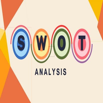 Simple SWOT Analysis with reviewwithyash | PPTX