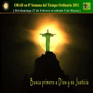 Orar en 8ª Semana del Tiempo Ordina...