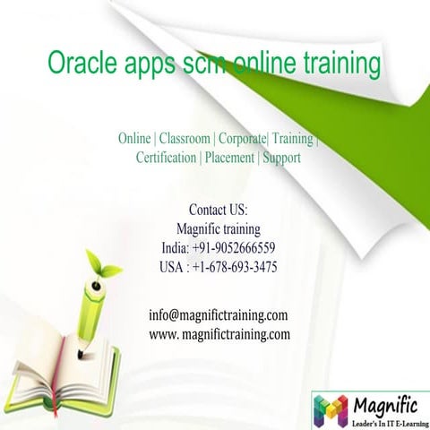 oracle apps scm online training in canada