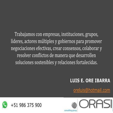 Orasi Consulting Group presentacion 2020