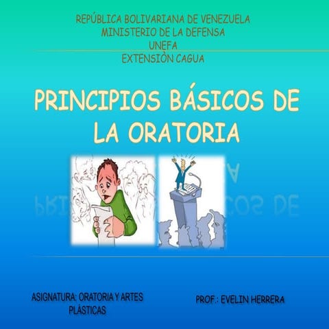 Principios Básicos de la Oratoria