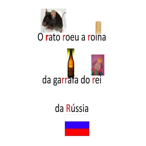 O rato roeu a rolha da garrafa da | PPTX