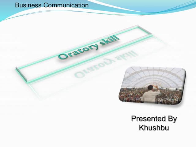 Oratory skill