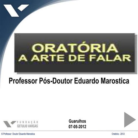 Palestra Oratória 