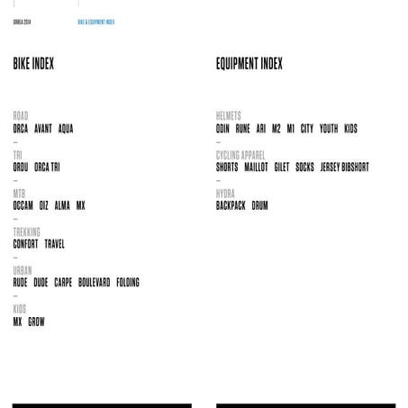 Catalogo bicicletas Orbea 2014