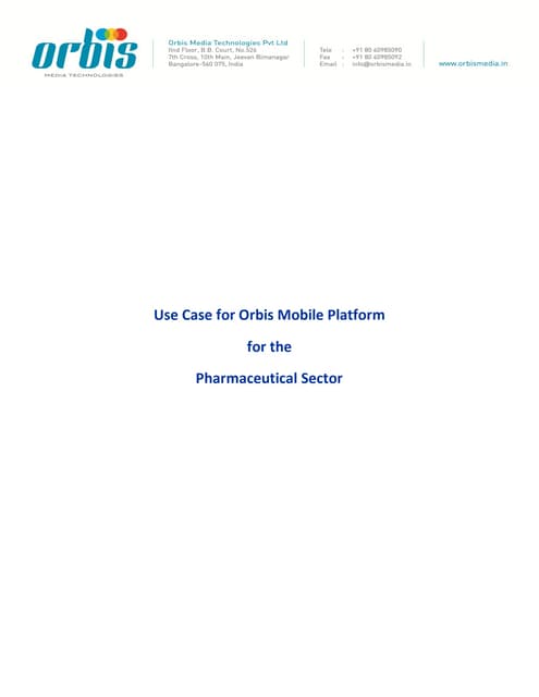 Pharmaceuticals Case Study