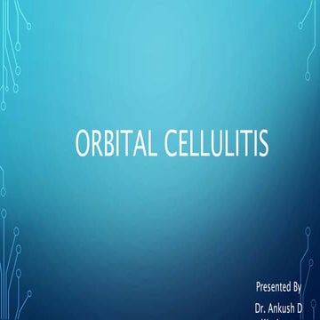 Orbital cellulitis