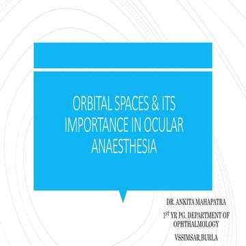 Orbital spaces