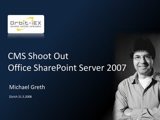 Michael Greth presentations