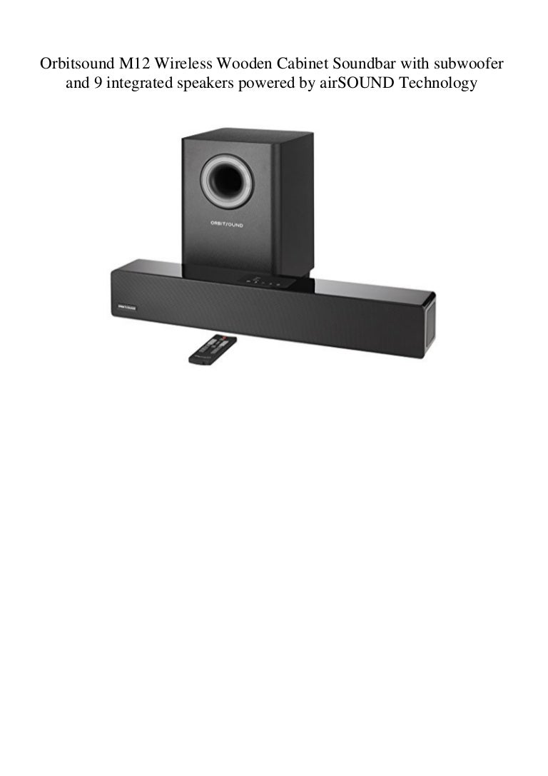 orbitsound m12 soundbar