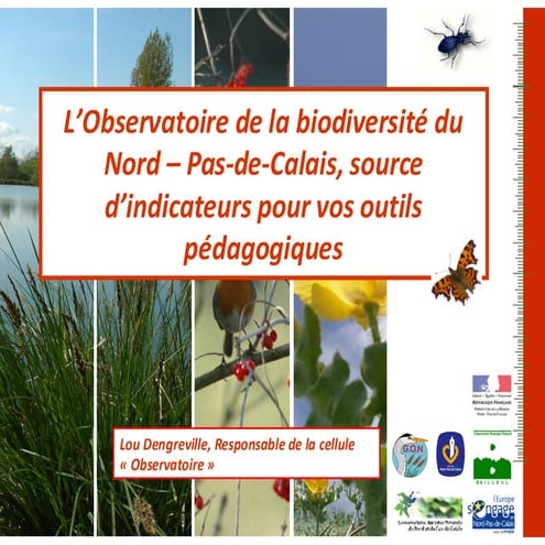 Observatoire régional de la biodiversité Nord - Pas-de-Calais