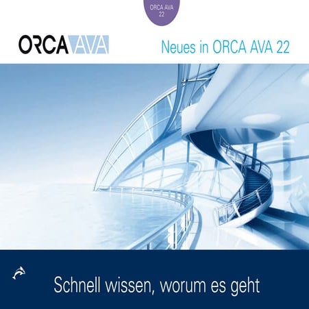 ORCA AVA 22 - Neue Features | PDF