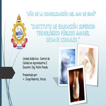 Calidad en Lácteos