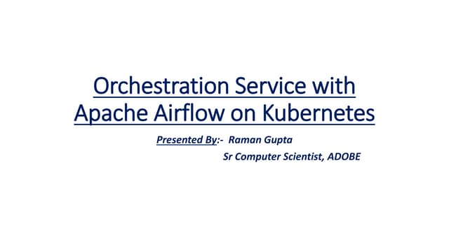 Orchestration service v2