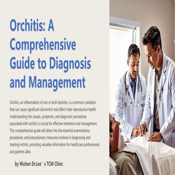 Orchitis-A Comprehensive Guide to Diagnosis and Management.pptx