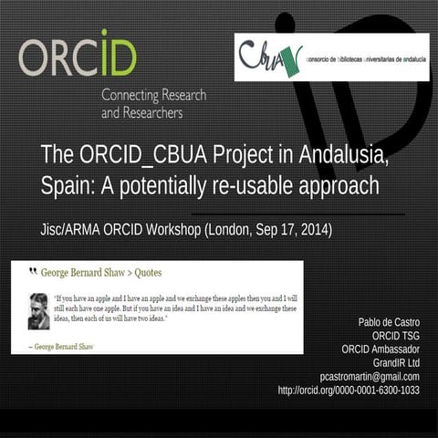 The ORCID_CBUA Project: A Consortium-Based Approach to ORCID Adoption