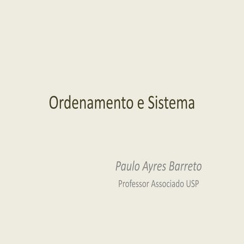 Ordenamento e sistema tgd   2014
